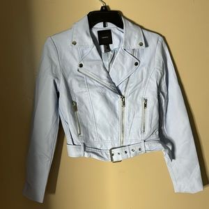 Faux leather jacket